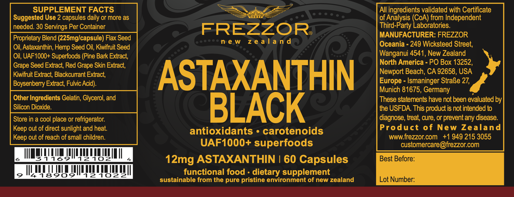 Astaxanthin Black Label