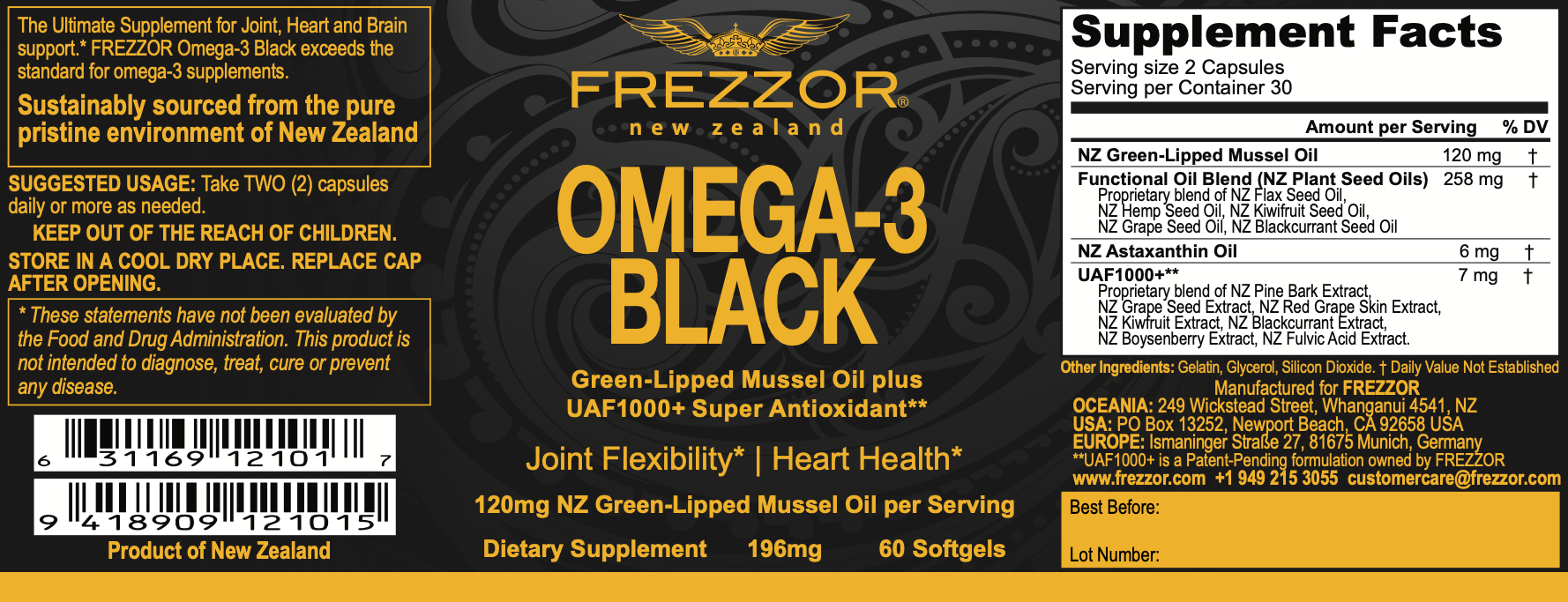 Omega-3 Black